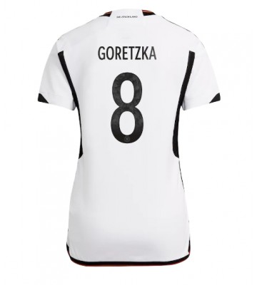 Niemcy Leon Goretzka #8 Koszulka Podstawowych Kobiety MŚ 2022 Krótki Rękaw